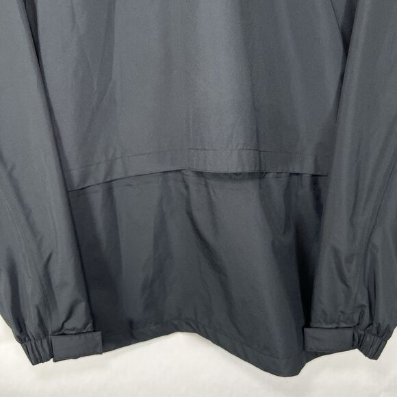 DryJoys by FootJoy Full Zip Snap Rain Jacket Womens Size Small Black Windbreaker - Picture 16 of 16